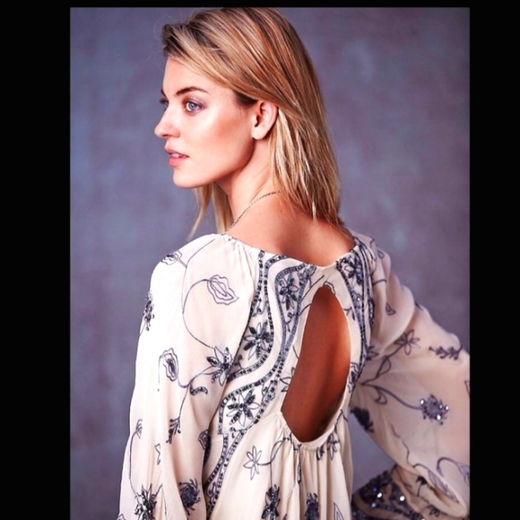 ❗️Free People Beloved Georgette NWT $350 SIZE 10 - Picture 3 of 9